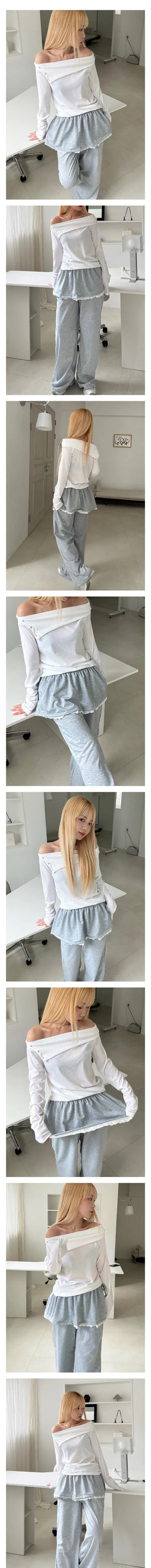 Lua Wrap Lace Skirt Pants