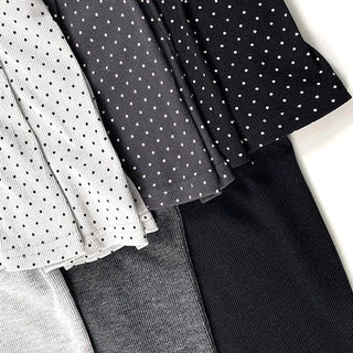 Pobloom Dot Bootcut Skirt Pants