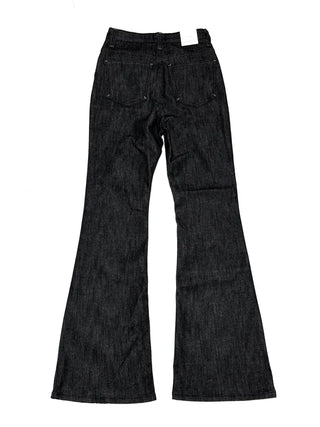 Janlu black denim bootcut pants