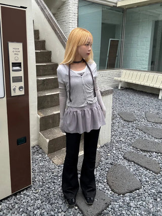 Coren Striped Mini Dress