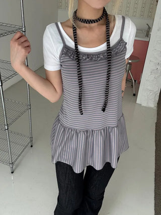 Coren Striped Mini Dress