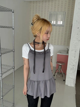 Coren Striped Mini Dress