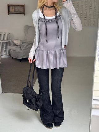 Coren Striped Mini Dress