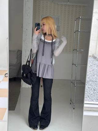 Coren Striped Mini Dress