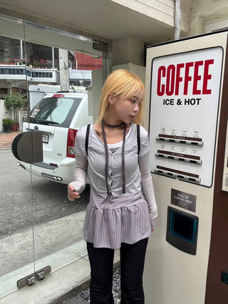 Coren Striped Mini Dress