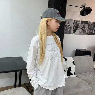 Belle Heart Star Long Sleeve T-shirt