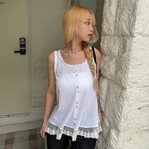 Nepti Frill Lace Sleeveless