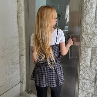 Rookie Tartan Check Bustier