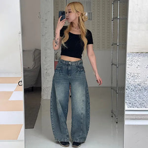 Newall Balloon Denim Wide Pants