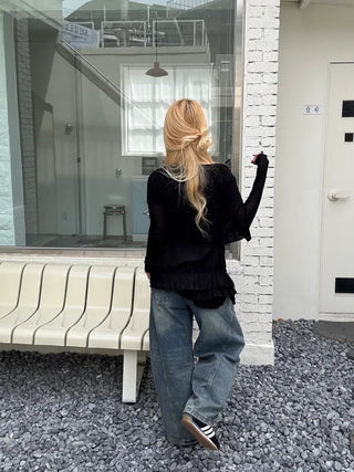 Newall Balloon Denim Wide Pants