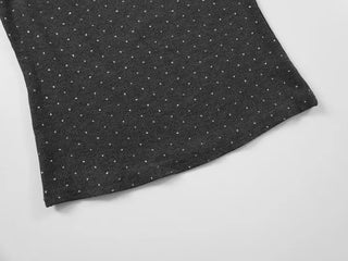Lavigne Pendant Dot Scarf Off-Shoulder T-Shirt