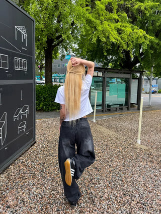 Woomin Side Hem Snap Mega Wide Pants
