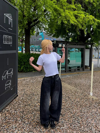 Woomin Side Hem Snap Mega Wide Pants