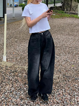 Woomin Side Hem Snap Mega Wide Pants