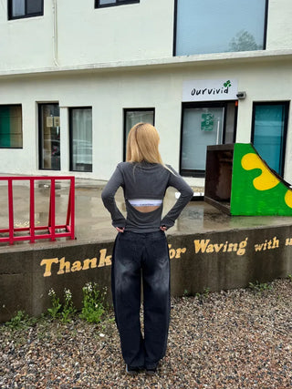 Woomin Side Hem Snap Mega Wide Pants