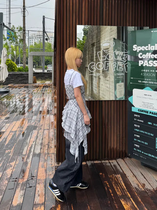 Woomin Side Hem Snap Mega Wide Pants
