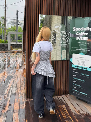 Woomin Side Hem Snap Mega Wide Pants