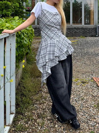 Woomin Side Hem Snap Mega Wide Pants