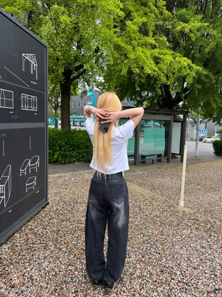Woomin Side Hem Snap Mega Wide Pants