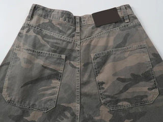 T-shirt with Camo Mega Wide Long Pants