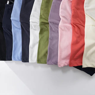 Dica Basic Plain Round Neck Short Sleeve T-shirt