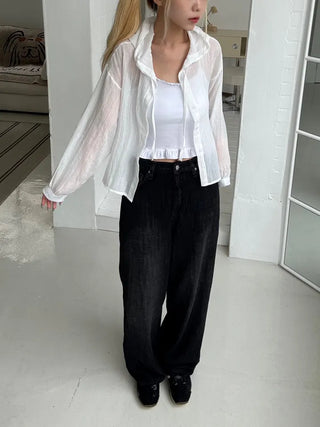 Flo Avant-fit See-through Hoodie