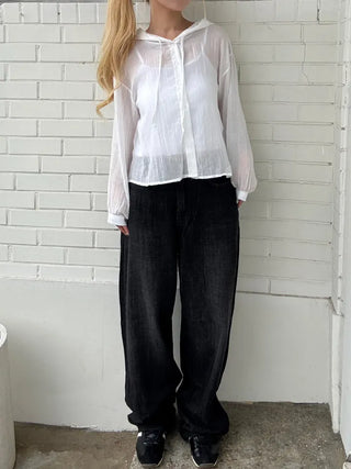 Flo Avant-fit See-through Hoodie