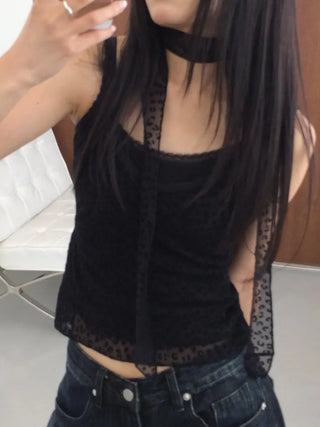 Tina Slim Fit Leopard Sleeveless