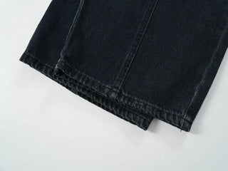 Obe Vintage Washed Balloon Wide Denim Pants