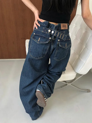 Ner Mega Fit Wide Bijou Denim Pants