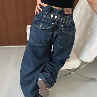 Ner Mega Fit Wide Bijou Denim Pants