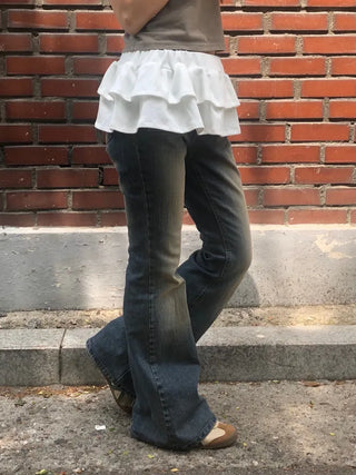 Riyu Frill Layered Tiered Skirt