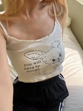Hino Lace Rabbit Punching Lovely Sleeveless