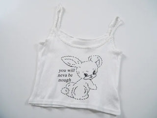 Hino Lace Rabbit Punching Lovely Sleeveless
