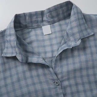 Yana Oversized Check Long Sleeve Shirt
