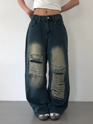 Ore Wide Vintage Washed Denim