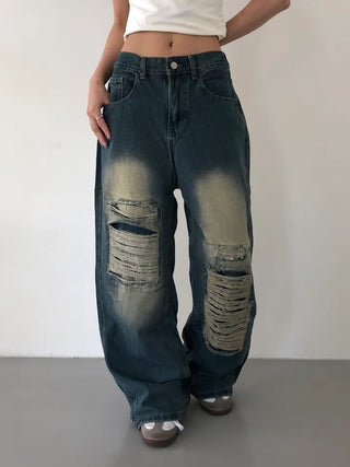 Ore Wide Vintage Washed Denim