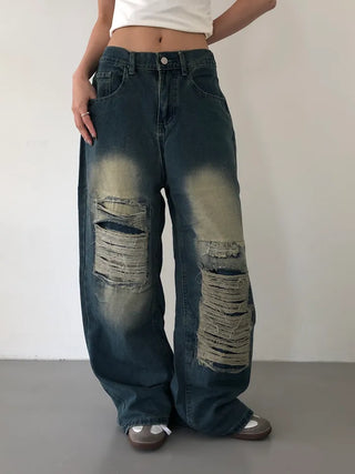 Ore Wide Vintage Washed Denim