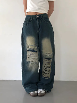 Ore Wide Vintage Washed Denim