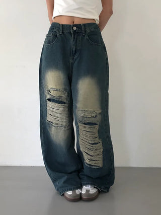 Ore Wide Vintage Washed Denim