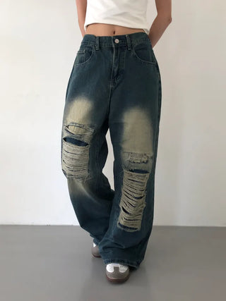 Ore Wide Vintage Washed Denim