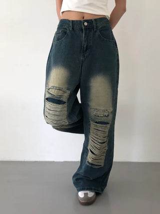 Ore Wide Vintage Washed Denim