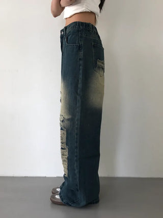 Ore Wide Vintage Washed Denim