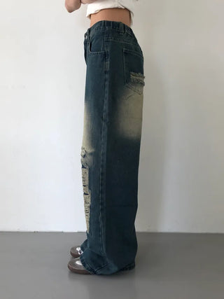 Ore Wide Vintage Washed Denim
