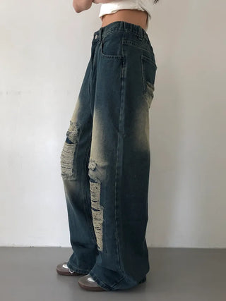 Ore Wide Vintage Washed Denim