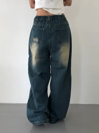 Ore Wide Vintage Washed Denim