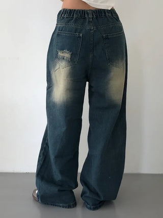 Ore Wide Vintage Washed Denim