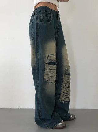 Ore Wide Vintage Washed Denim