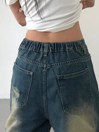 Ore Wide Vintage Washed Denim