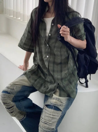 Flo Oversized Short Sleeve Shirt